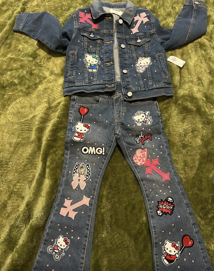 Kids' Hello Kitty Denim Set