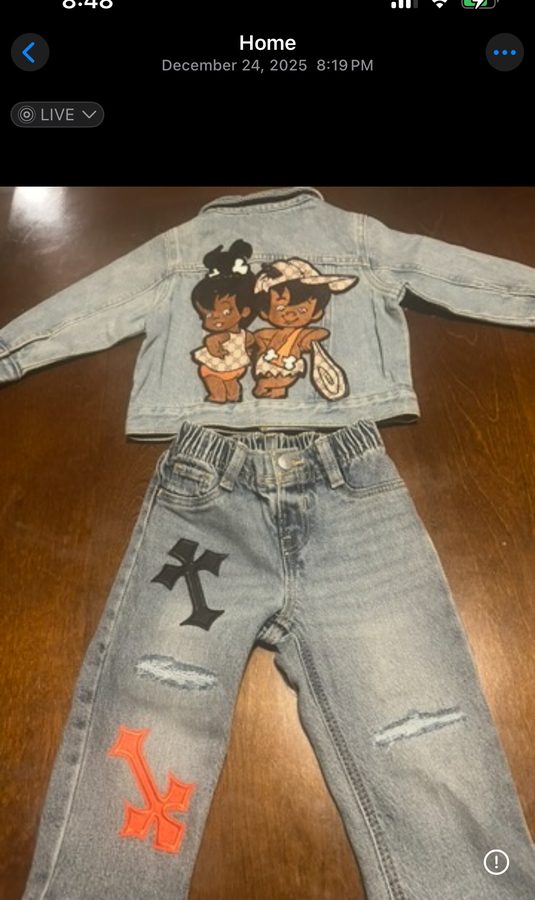 Kids Denim Set by Patches Please